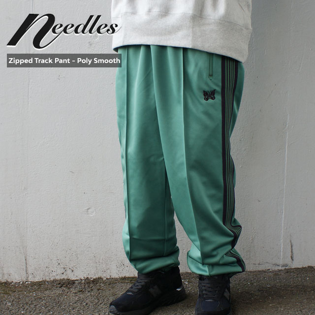 紫③ ヒザデルパンツ XS グリーン green 23ss h.d needles | www