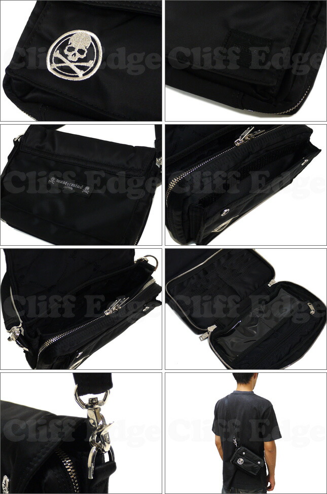 Cliff Edge mastermind JAPAN (mastermind Japan) 275000080021 BLACK XS shoulder bag x PORTER