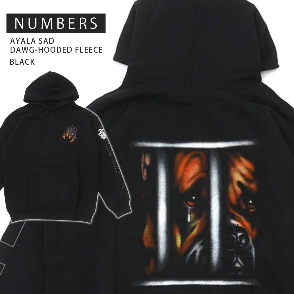 新品 ナンバーズ Numbers AYALA SAD DAWG-HOODED FLEECE パーカー BLACK ブラック SWT/HOODY 楽天市場】【本物・正規品】 新品 ナンバーズ Numbers AYALA SAD DAWG