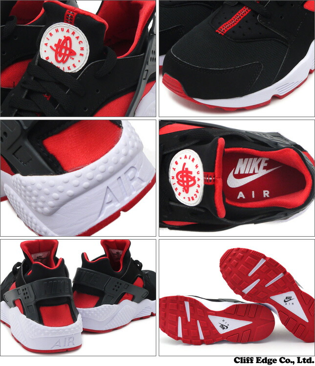 black and red nike huarache