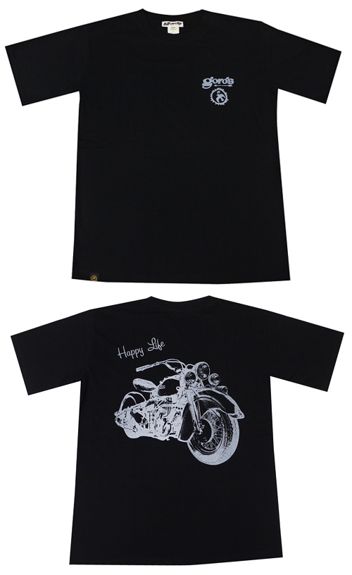【楽天市場】【2021年3月度 月間優良ショップ受賞】 goro's ゴローズ HAPPY LIFE Tシャツ 【新品】 BLACK