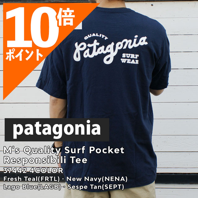 【patagonia】パタゴニア新作ロゴが映える環境配慮型Tシャツ patagonia 新品 パタゴニア Patagonia M's P-6 Logo Organic T