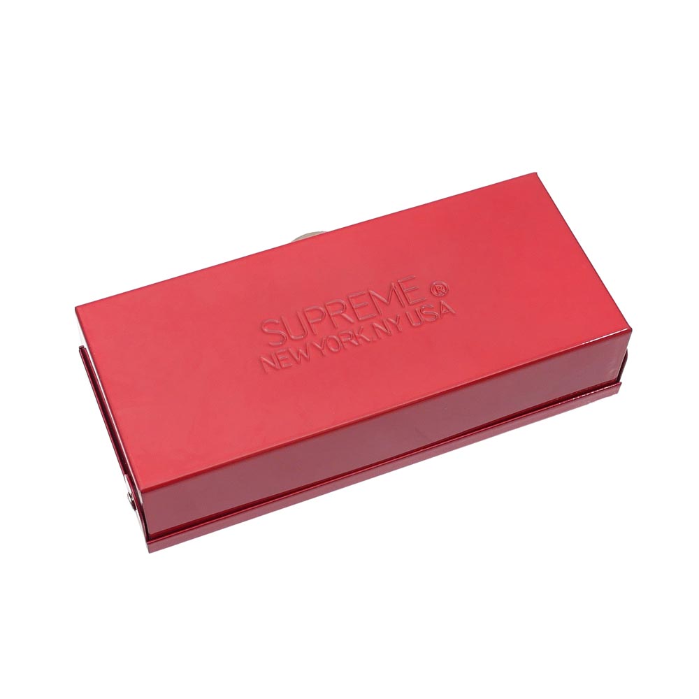 Cliff Edge: SUPREME Small Metal Storage Box (storage box) RED 290