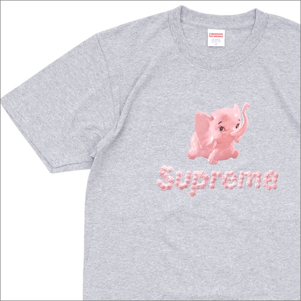 supreme elephant tee pink