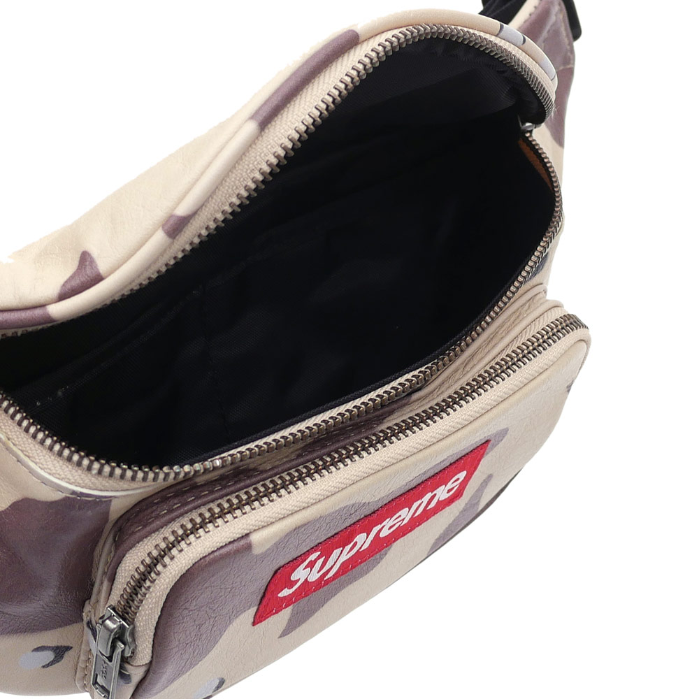 【楽天市場】シュプリーム SUPREME Leather Waist Bag ウエストバッグ DESERT CAMO 275000156016 【新品】：Cliff Edge