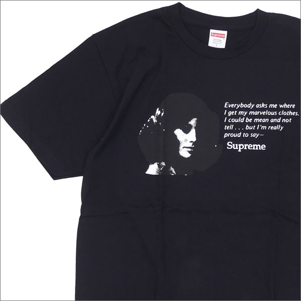 supreme mean tee black