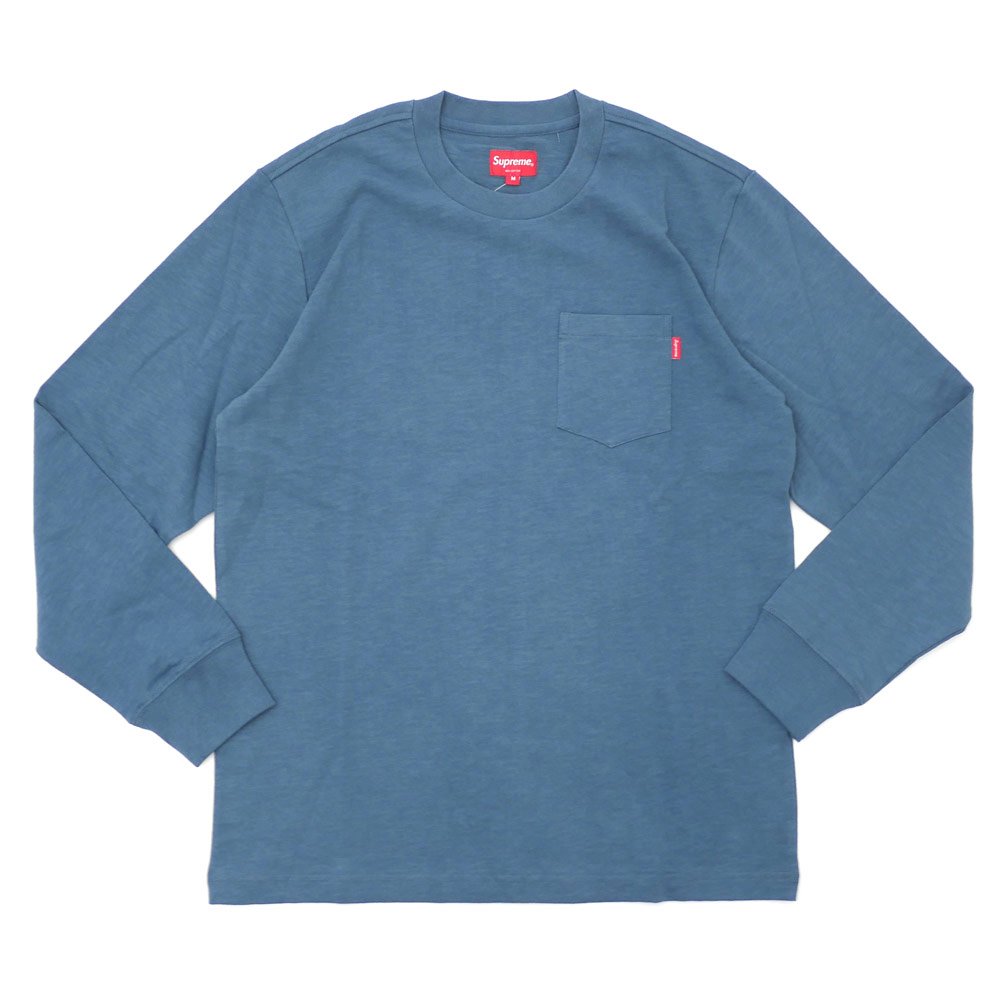 supreme long sleeve pocket tee