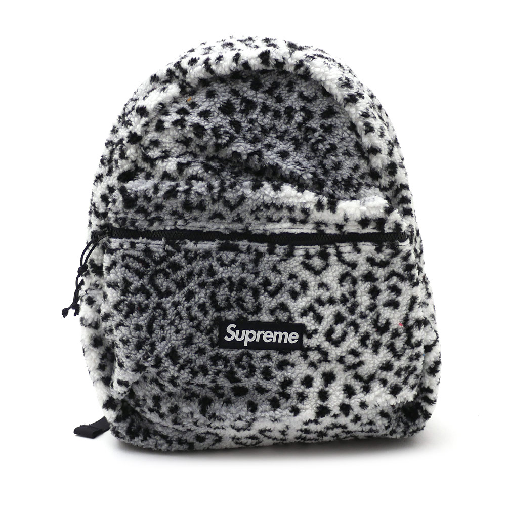 Cliff Edge: SUPREME(슈프림) Leopard Fleece Backpack (백 팩) WHITE 276-000274-010+ | 라쿠텐 일본