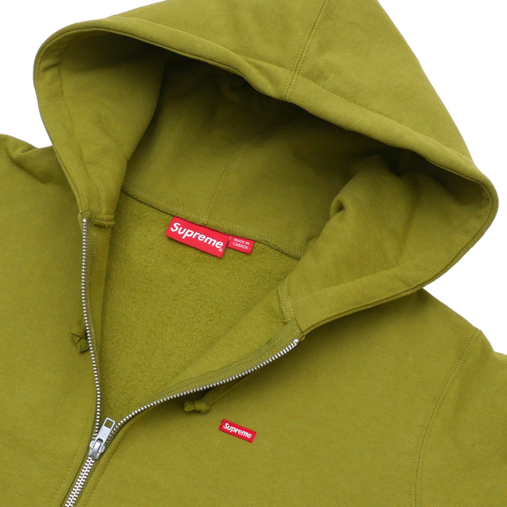 supreme small box zip up sweatshirt