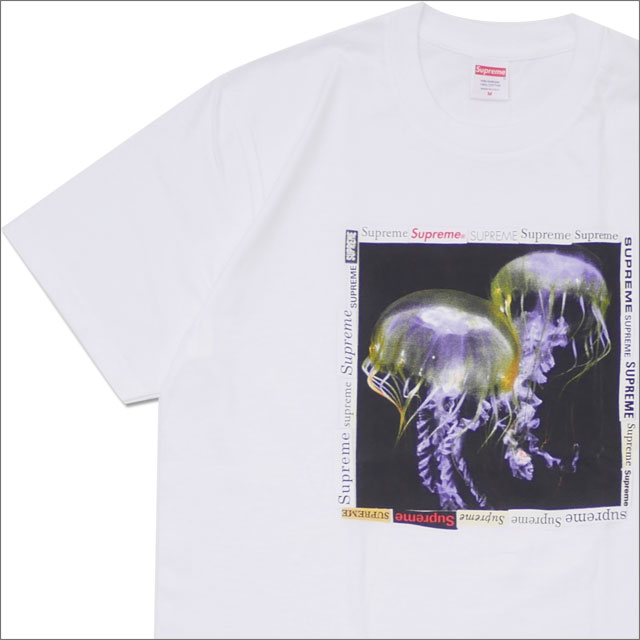 supreme jellyfish tee white