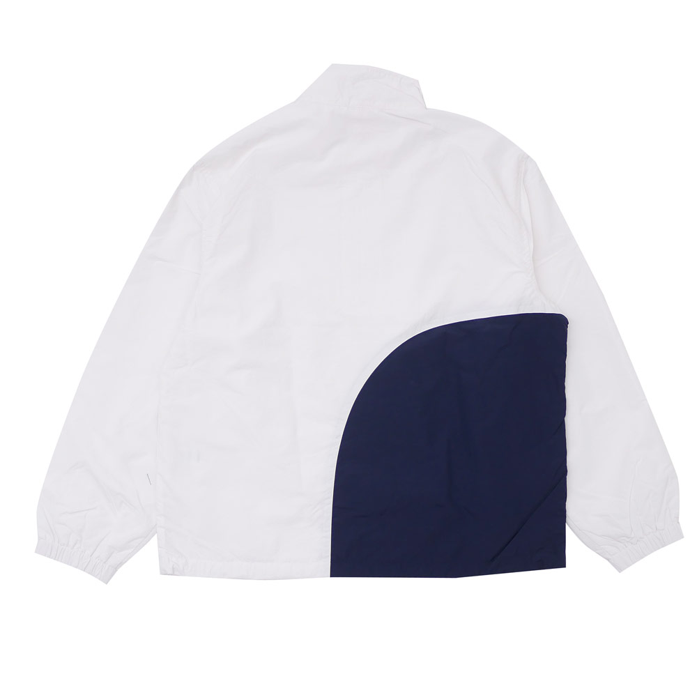 supreme corner arc half zip pullover white