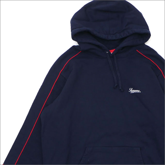 supreme piping hooded sweatshirt