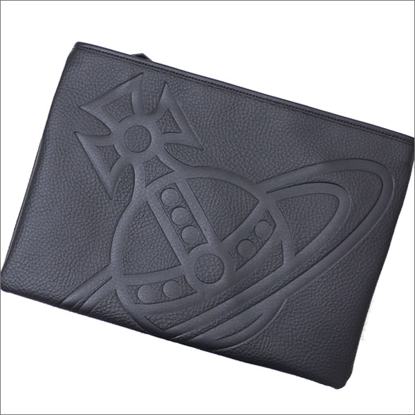 Vivienne Westwood ヴィヴィアン・ウエストウッド HAMILTON CLUTCH BAG クラッチバッグ BLACK 277002443011 39ショップ