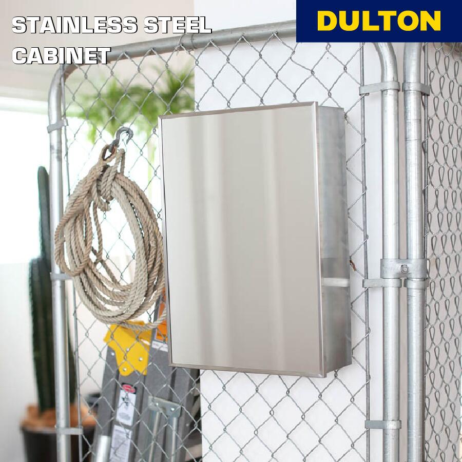 ステンレス スチール キャビネット DULTON ダルトン 鏡 洗面所 洗面台 サニタリー 収納 棚 ガレージ シンプル おしゃれ レトロ ヴィンテージテイスト ギフト プレゼント 贈り物