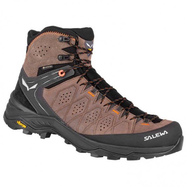 サレワ Alp Trainer 2 Mid GTX ( Wallnut / Fluo Orange ) | SALEWA Alp Trainer 2 Mid GTX [o]