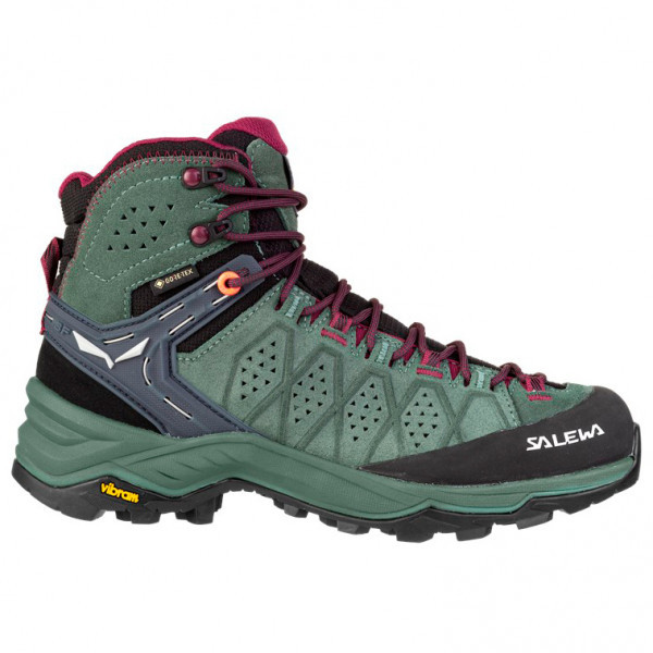 サレワ Alp Trainer 2 Mid GTX 成人女性 ( Duck Green / Rhododendon ) | SALEWA Women\u0027s Alp Trainer 2 Mid GTX  [o]