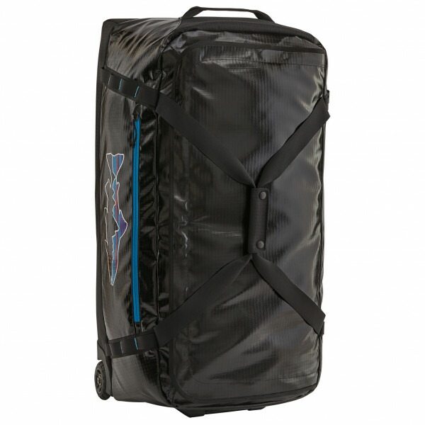 オンラインショップ パタゴニア ブラックホール ウィールド ダッフル 100L Black with Fitz Trout 