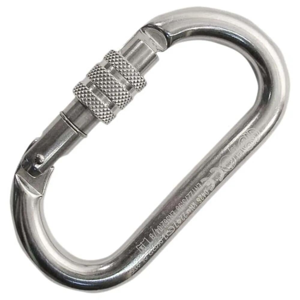 コング イタリー オーバル アルミ クラシック スクリュー スナップ フック （ Polished ） | KONG ITALY Oval Alu Classic Screwed Snap Hook [t]