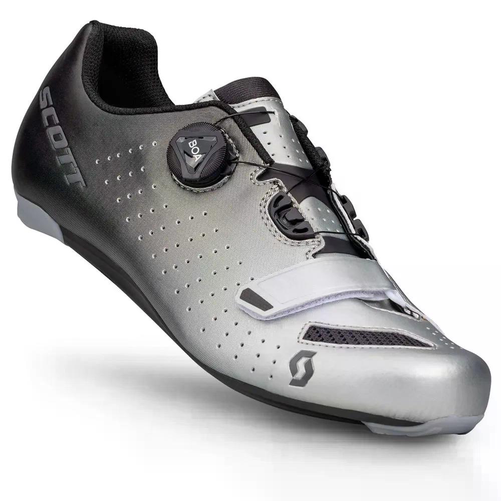 スコット コンペ BOA ロード シューズ （ BlackFade/MetallicSilver ） | SCOTT Comp BOA Road Shoes [t]