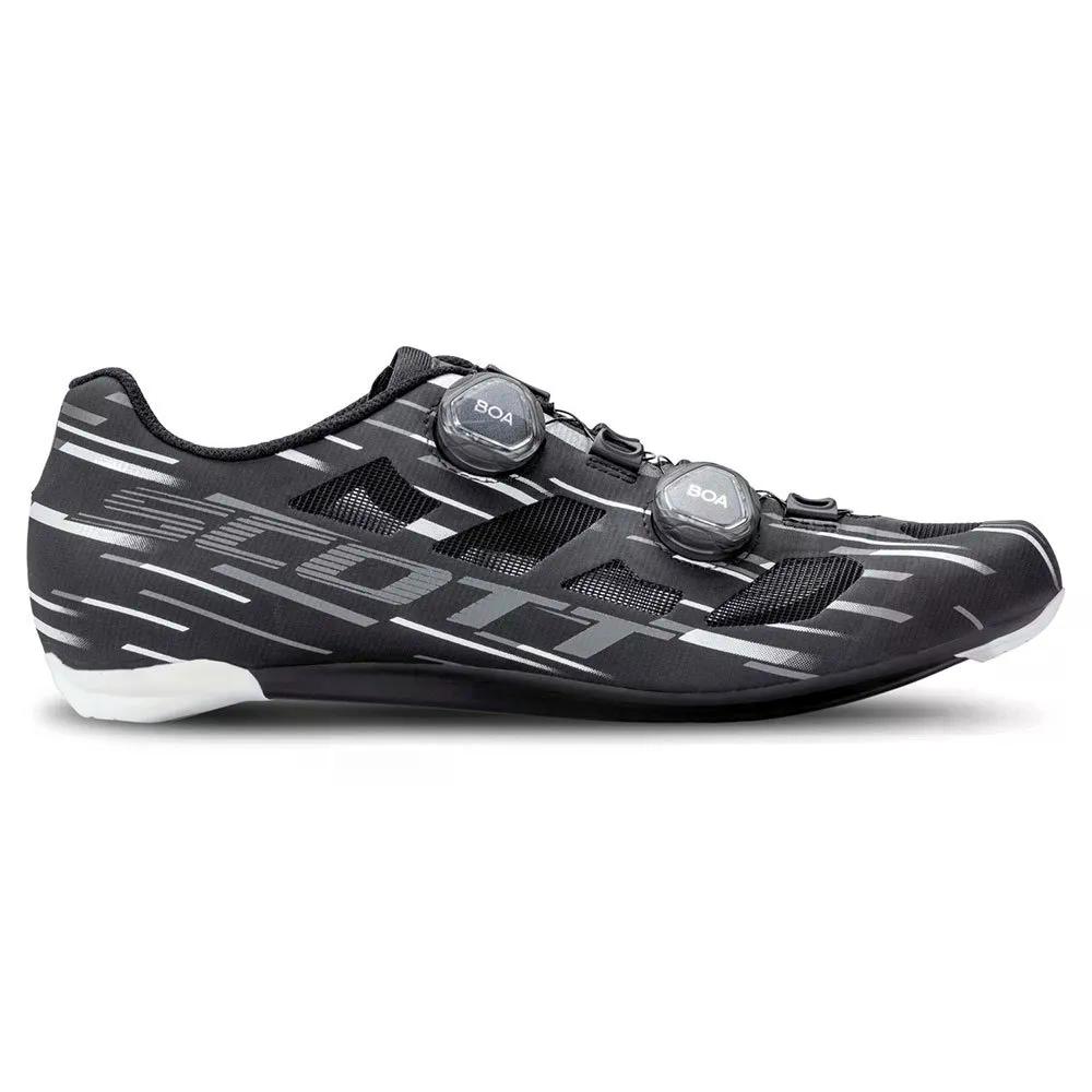 スコット ヴァーテック ベント BOA ロード シューズ （ Black/White ） | SCOTT Vertec Vent Boa Road Shoes [t]