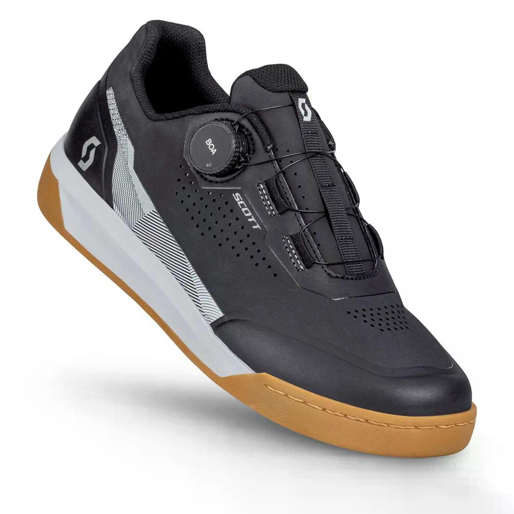 スコット ヴォルト エヴォ フラット BOA MTB シューズ （ Black/White ） | SCOTT Volt Evo Flat BOA MTB Shoes [t]