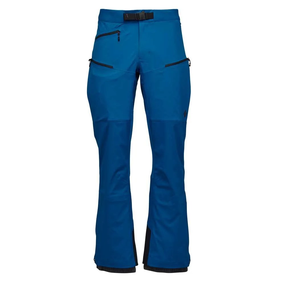 黒いこと金剛石 ドーン 見まわる 変わり種 ズボン下 （ Kingfisher ） | BLACK DIAMOND Dawn Patrol Hybrid Pants [t]