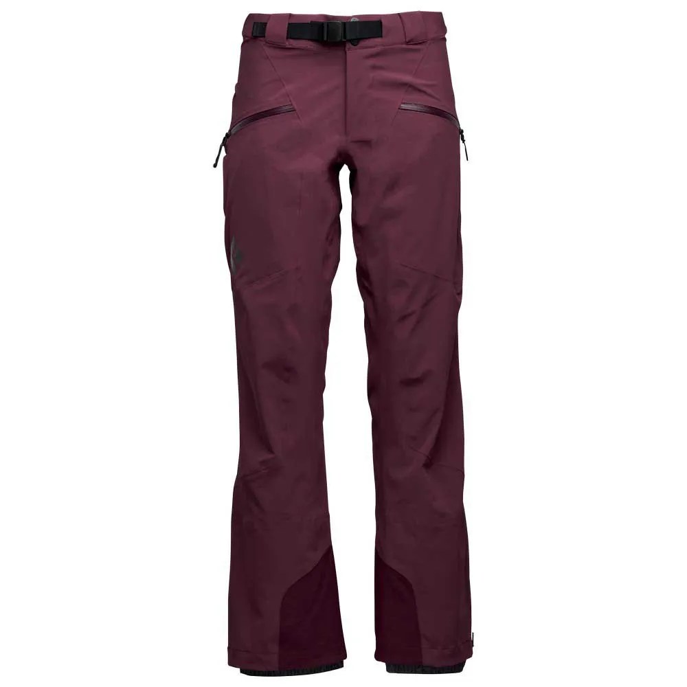 黒いこと金剛石 レコン 伸ばすこと ズボン下 レディース （ Blackberry ） | BLACK DIAMOND Recon Stretch Pants Women [t]