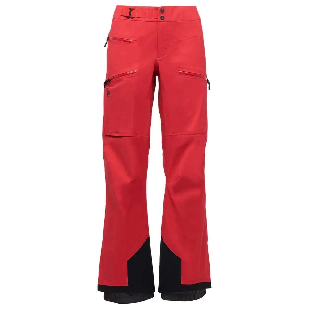 黒いこと金剛石 レコン LT 伸ばすこと ズボン下 レディース （ Coral Red ） | BLACK DIAMOND Recon LT Stretch Pants Women [t]