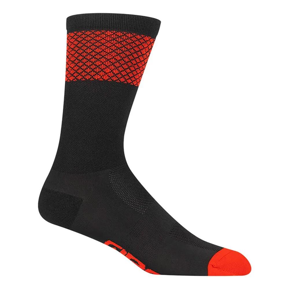 ジロ コンパック レーサー ハイ ライズ ソックス （ Black / Red ） | GIRO Comp Racer High Rise socks [t]
