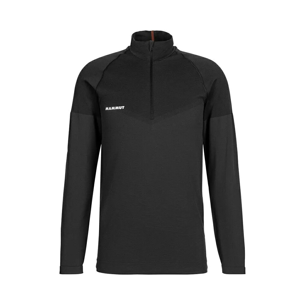 マムート トリフト ハーフジップ ロングスリーブ Tシャツ メンズ （ Black ） | MAMMUT Trift half zip long sleeve T-shirt [t]