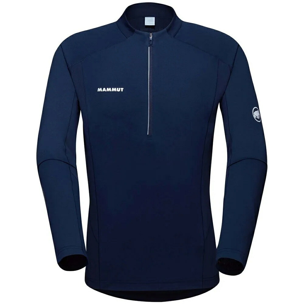 マムート エナジー ファーストレイヤー ジップ ロングスリーブ Tシャツ メンズ （ Marine ） | MAMMUT Aenergy FL Zip long sleeve T-shirt [t]