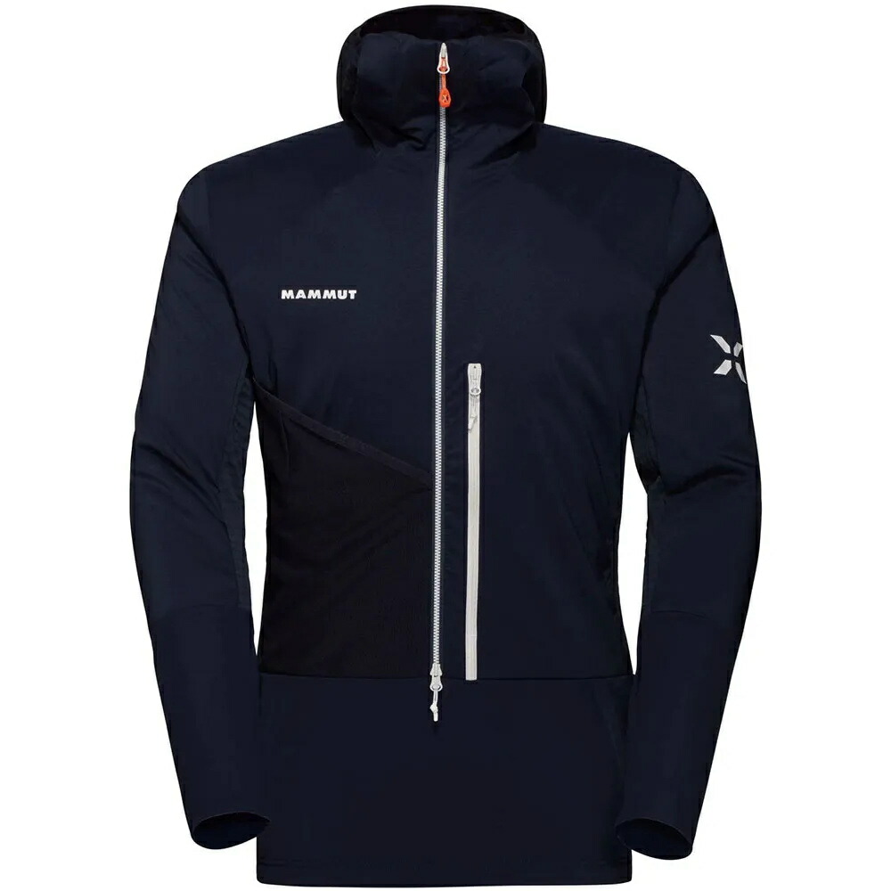 マムート アイガー 素早さ ML 変わり種 ハーフジップ トレイナー メンズ （ Night ） | MAMMUT Eiger Speed Ml Hybrid half zip sweatshirt [t]