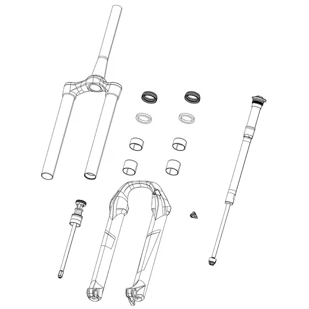 ROCKSHOX ダンパーアセンブリ リモートターンキーコイル XC30 B3-B4/Judy TK B1 17 mm （ Grey/Black ） [t]｜クライムスワールド 店