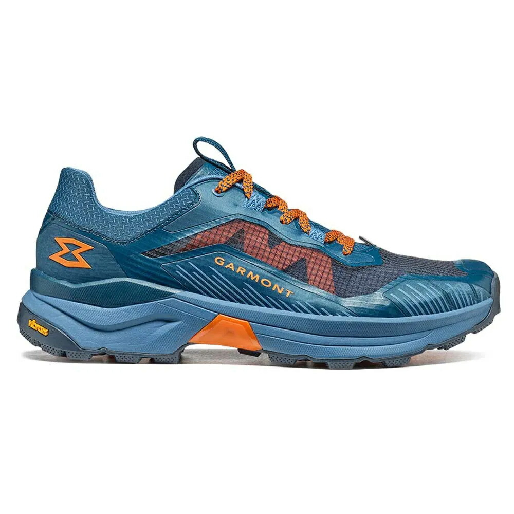 ガルモント 9.81 エンゲージ 山歩き シューズ メンズ （ Corsair Blue / Persimmon Orange ） | GARMONT 9.81 Engage hiking shoes [t]