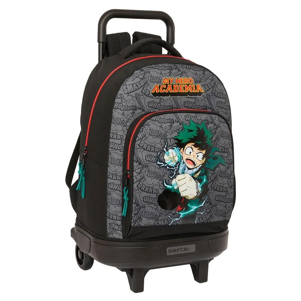 サフタ マイ・ヒーロー・アカデミア 33L 33x45x22 cm ホイールド バックパック （ Multicolor ） | SAFTA My Hero Academia 33L 33x45x22 cm Wheeled Backpack [t]｜クライムスワールド 店