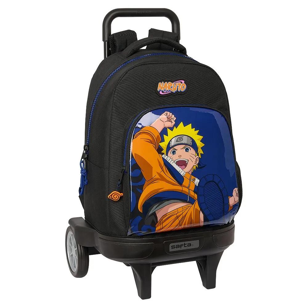 サフタ ナルト ニンジャ コンパクト ホイールド バックパック （ Multicolor ） | SAFTA Naruto Ninja Compact Wheeled Backpack [t]
