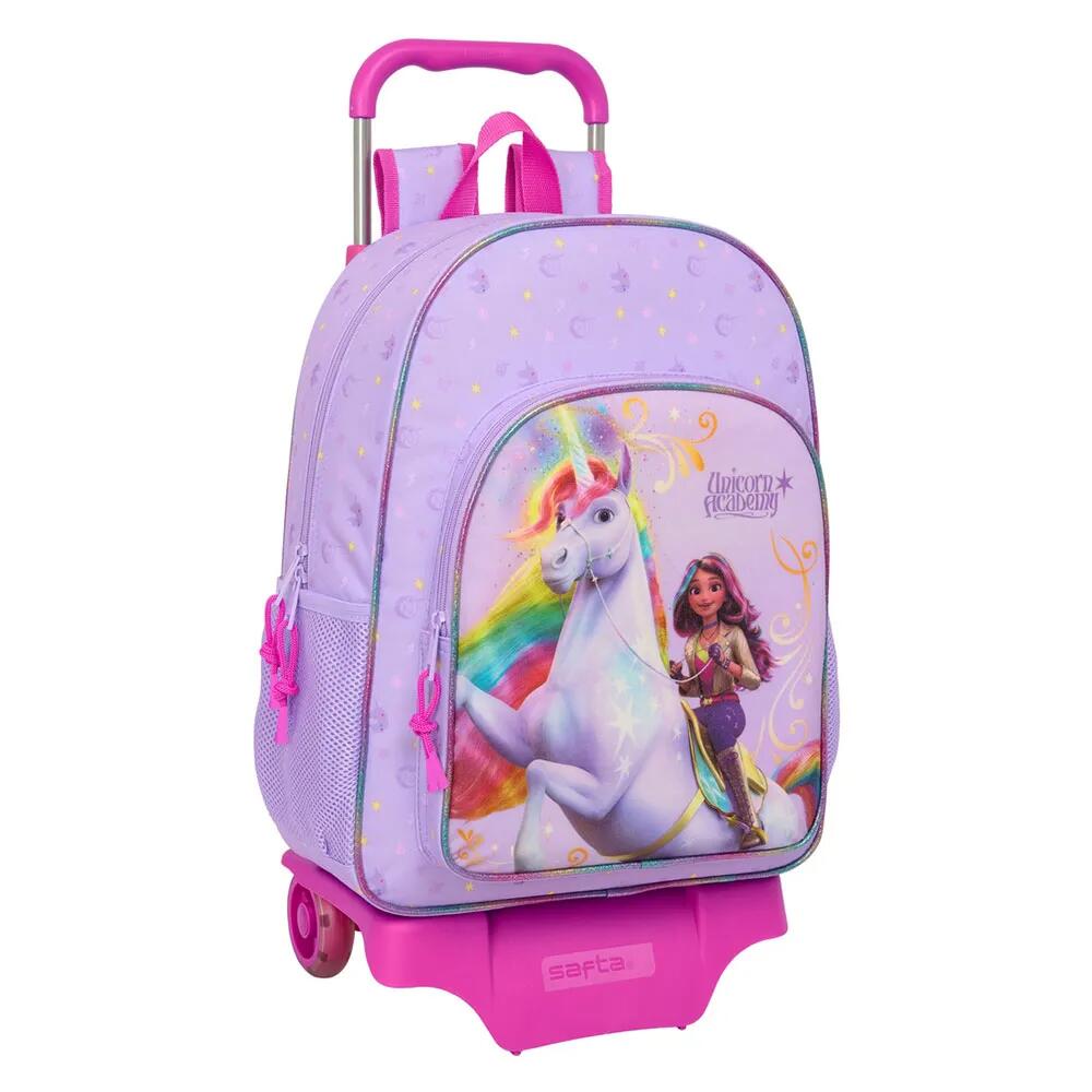 サフタ ユニコーン アカデミー ホイールド バックパック （ Multicolor ） | SAFTA Unicorn Academy Wheeled Backpack [t]｜クライムスワールド 店