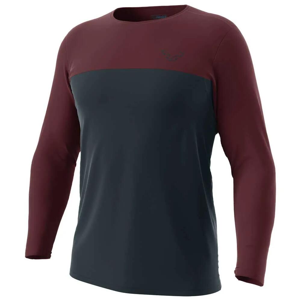 ディナフィット トラバース S-Tech ロングスリーブ Tシャツ （ Blueberry / Burgundy ） | DYNAFIT Traverse S-Tech long sleeve T-shirt [t]