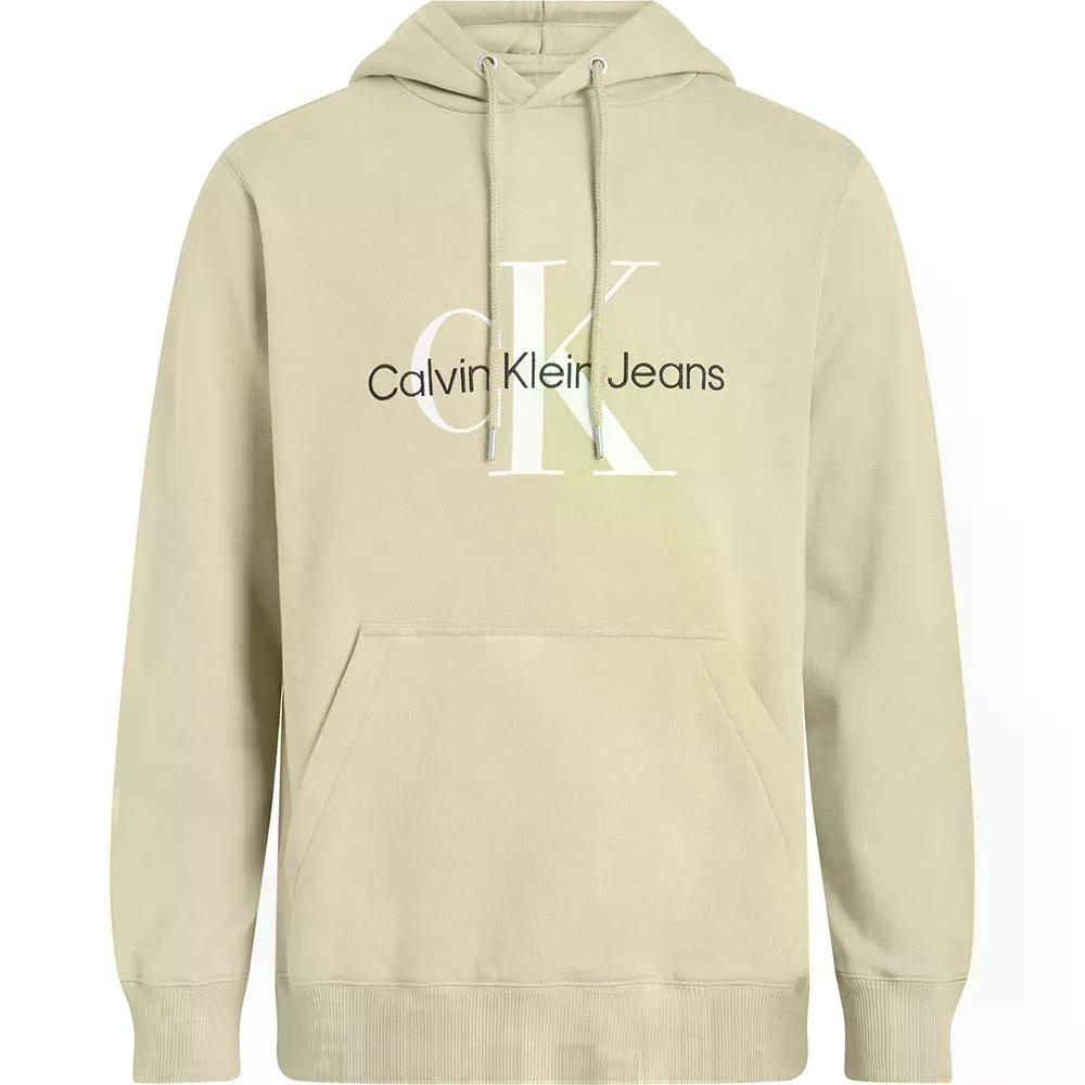 カルバン クライン ジーンズ シーズナル モノロゴ フーディー （ PaleKhaki ） | CALVIN KLEIN JEANS Seasonal Monologo hoodie [t]