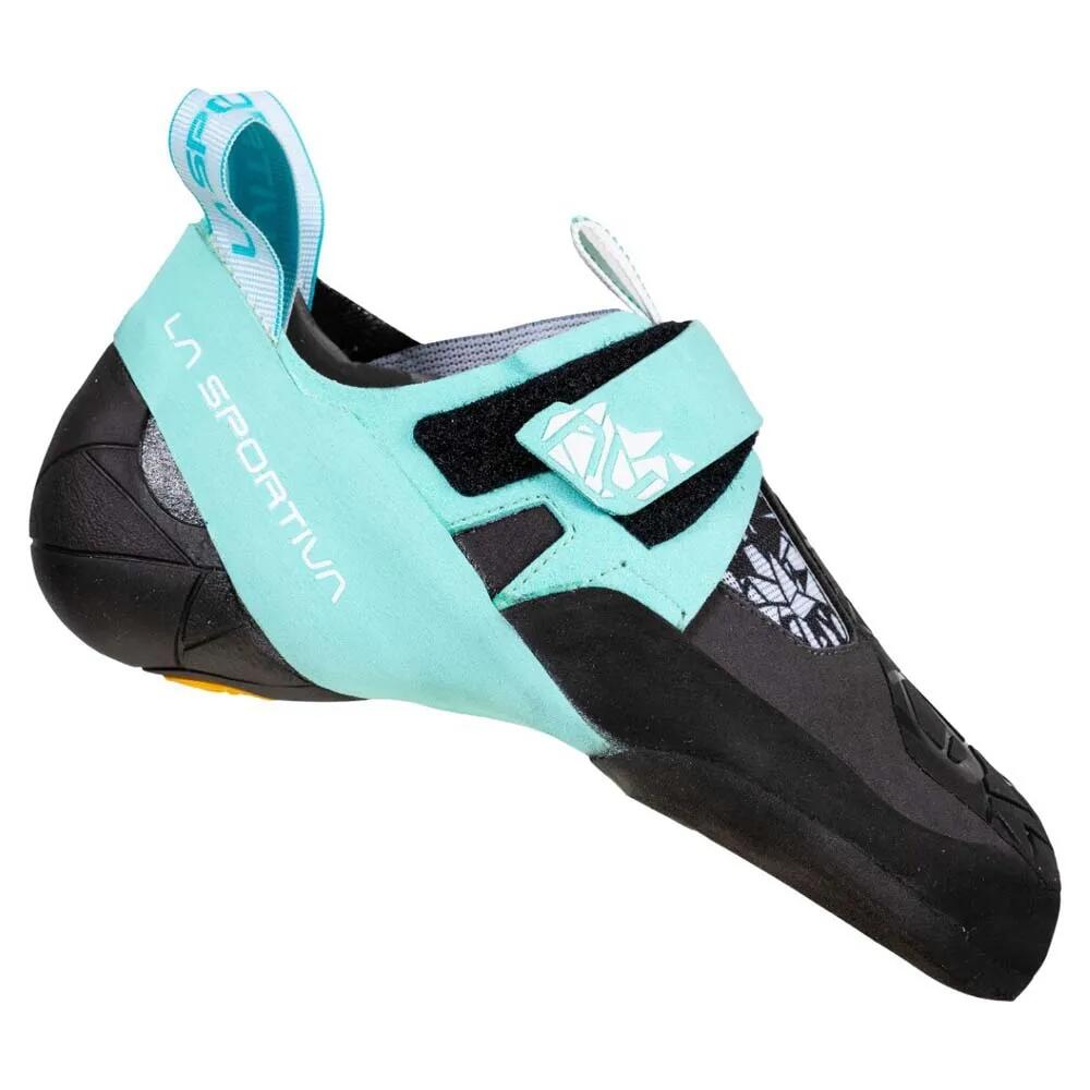 スポルティバ スクワマ ヴィーガン クライミングシューズ レディース （ Carbon / Turquoise ） | LA SPORTIVA Skwama Vegan Women Climbing Shoes [t]