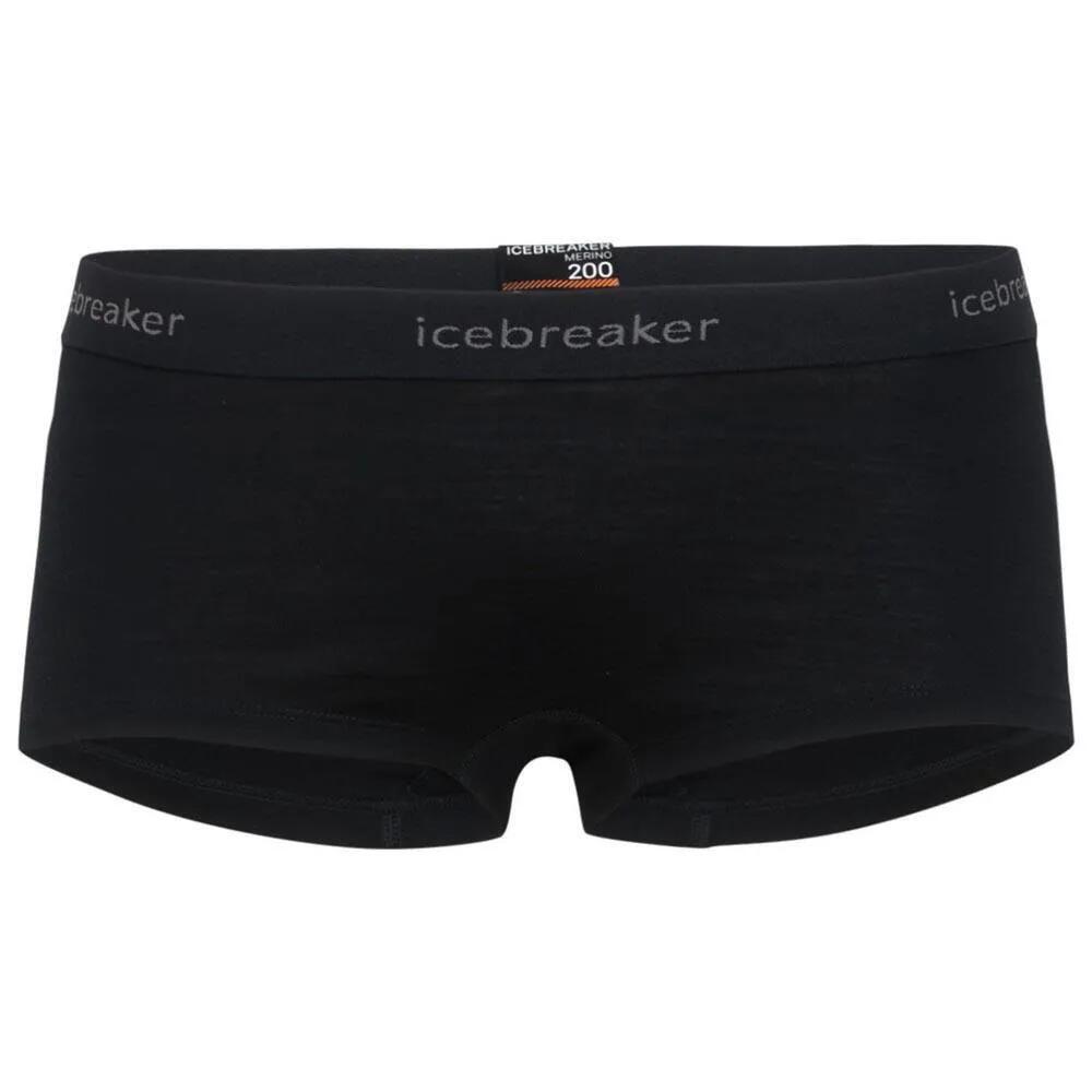 アイスブレーカー 200 オアシス メリノ ボクサーズ レディース （ Black ） | ICEBREAKER 200 Oasis Merino boxers Women [t]