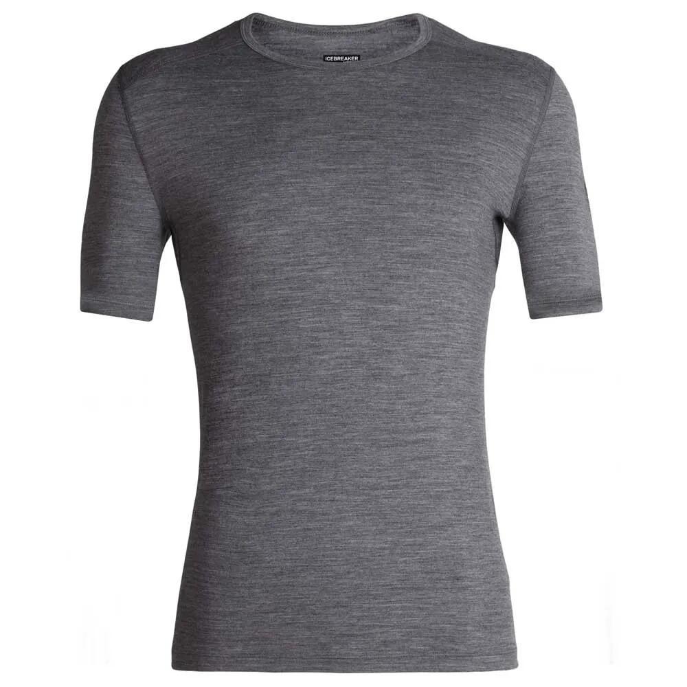 アイスブレーカー 200 オアシス メリノ ショート スリーブ ベース レイヤー （ Gritstone Heather ） | ICEBREAKER 200 Oasis Merino Short sleeve base layer [t]｜クライムスワールド 店