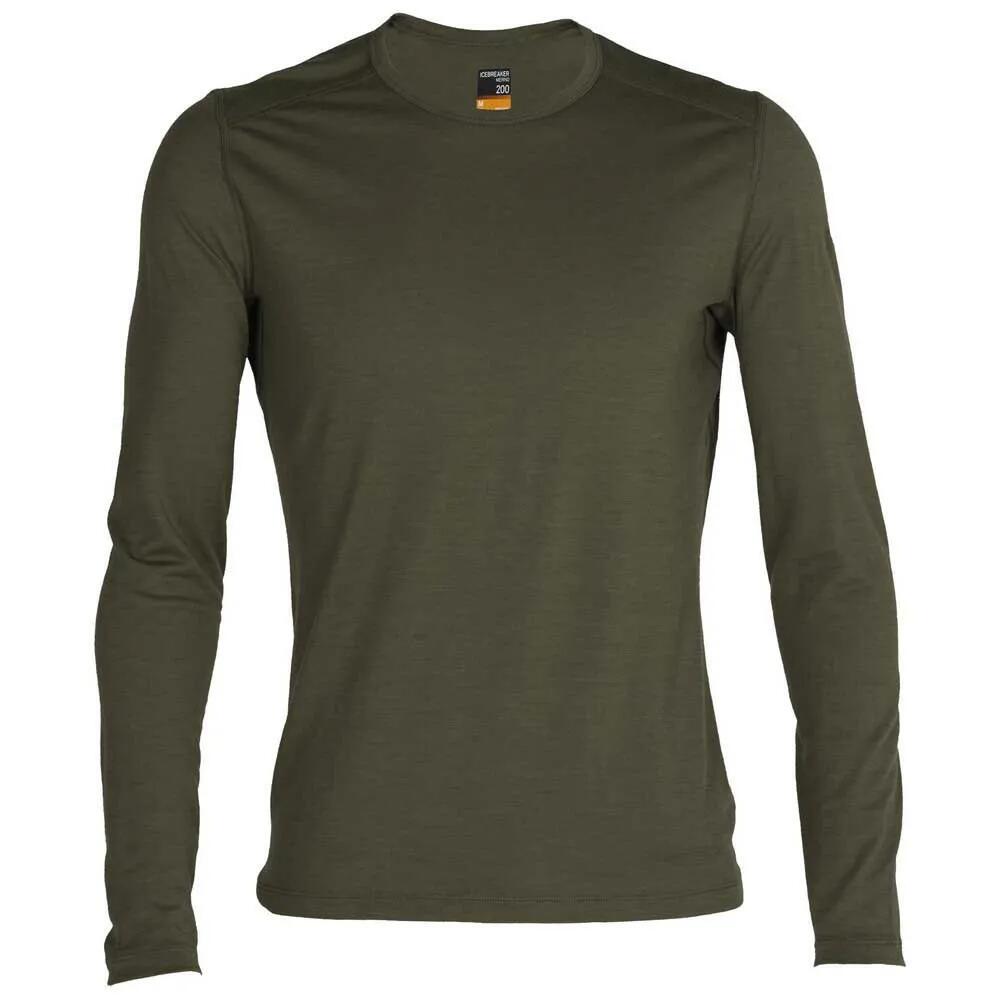 アイスブレーカー 200 オアシス メリノ ロング スリーブ ベース レイヤー （ Loden ） | ICEBREAKER 200 Oasis Merino Long sleeve base layer [t]