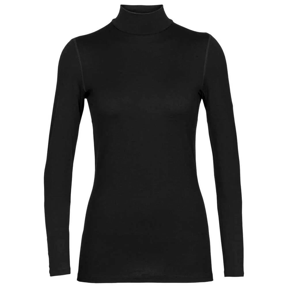 アイスブレーカー 260 テック タートルネック ロング スリーブ ベース レイヤー レディース （ Black ） | ICEBREAKER 260 Tech Turtleneck Long sleeve base layer Women [t]