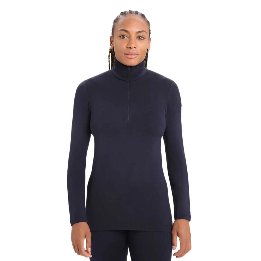 アイスブレーカー メリノ 260 テック ロング スリーブ ベース レイヤー レディース （ Midnight Navy ） | ICEBREAKER Merino 260 Tech Long sleeve base layer Women [t]