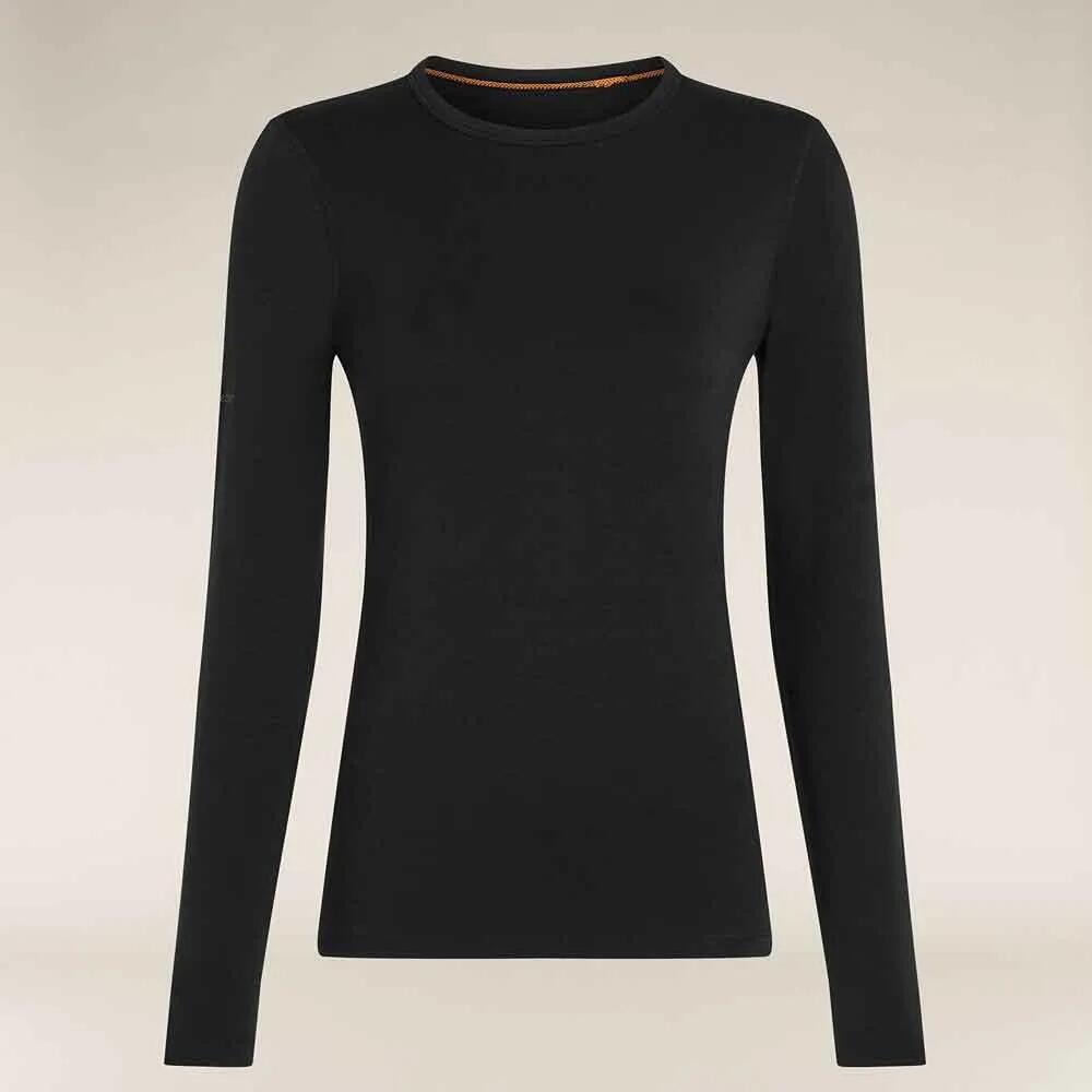 アイスブレーカー メリノ コア ヘビーウェイト ロング スリーブ ベース レイヤー レディース （ Black ） | ICEBREAKER Merino Core Heavyweight Long sleeve base layer Women [t]
