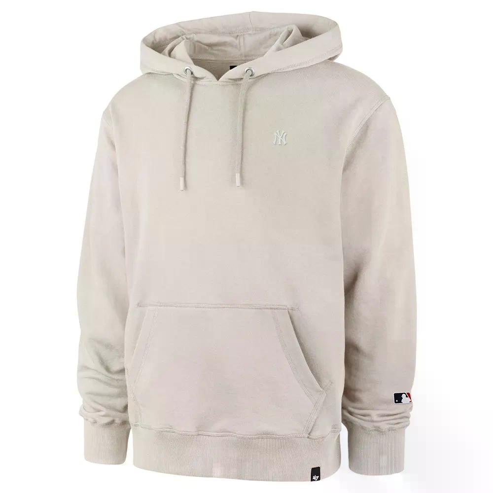 フォーティーセブン MLB ニューヨーク ヤンキース ベース ランナー LC エンブ バーンサイド パーカ （ Bone ） | 47 MLB New York Yankees Base Runner Lc Emb Burnside parka [t]
