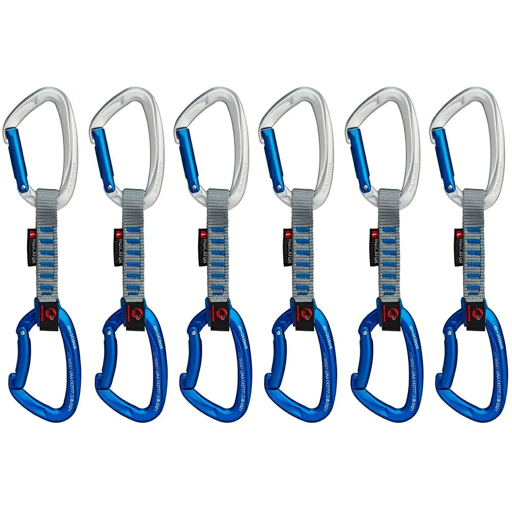 マムート クラッグ キーロック インディケーター クイックドロー 6個セット （ Straight Gate / Bent Gate Key ） | MAMMUT Crag Keylock Indicator quickdraw 6 piece set [t]