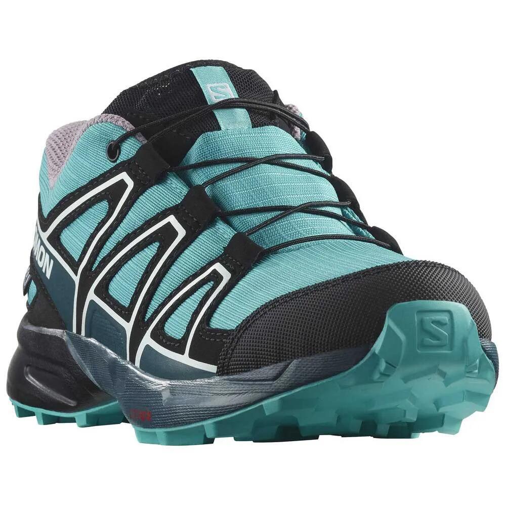 サロモン スピードクロス CSWP ジュニア ハイキング シューズ （ PeacockBlue/DeepDive/Black ） | SALOMON Speedcross CSWP Junior hiking shoes [t]