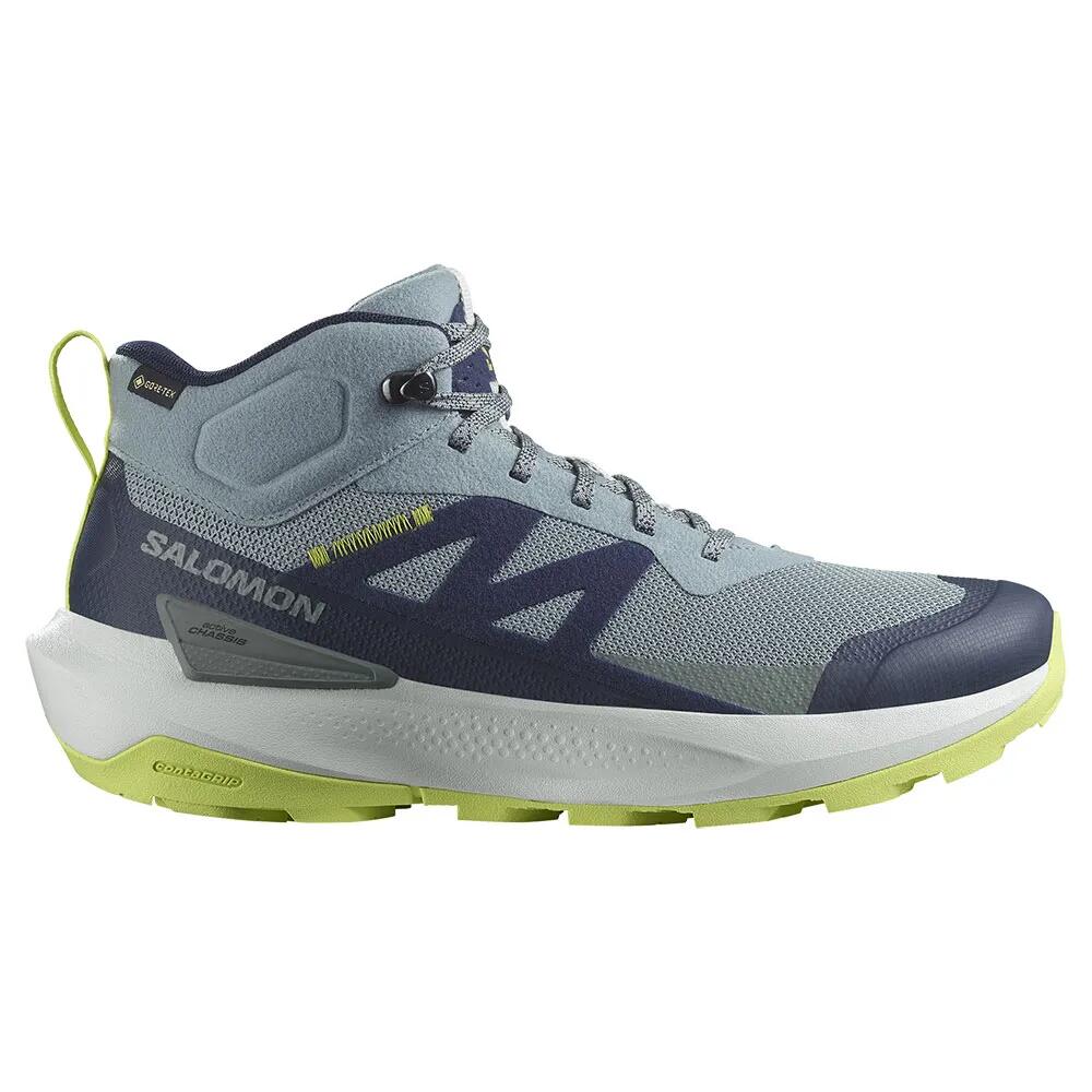 サロモン エリクサー アクティブ ミッド ゴアテックス ハイキング シューズ （ Trooper/MaritimeBlue/SharpGreen ） | SALOMON Elixir Activ Mid gore-tex hiking shoes [t]｜クライムスワールド 店